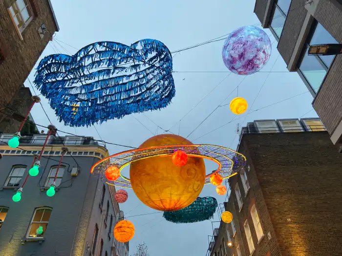 iluminacion navidad calle carnaby
