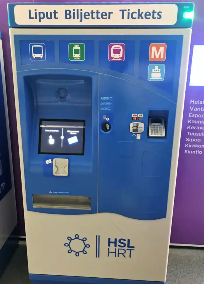 maquina de ticket aeropuerto-helsinki