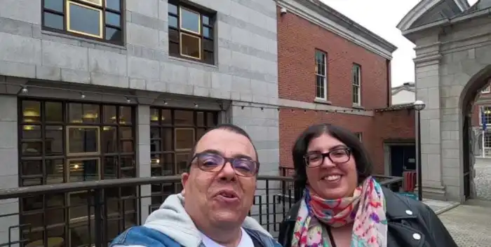 ana y victor del blog verviajando en dublin