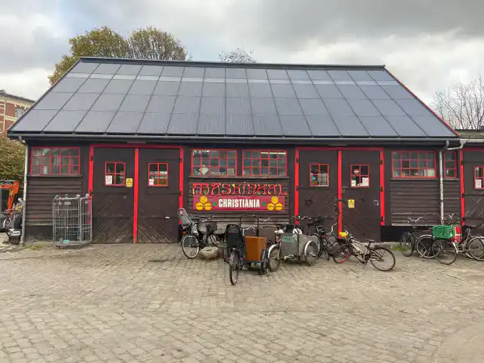especial arquitectura del barrio de christiania