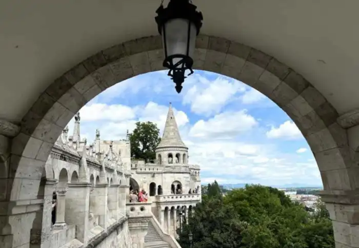 vista desde el bastion de los pescadores