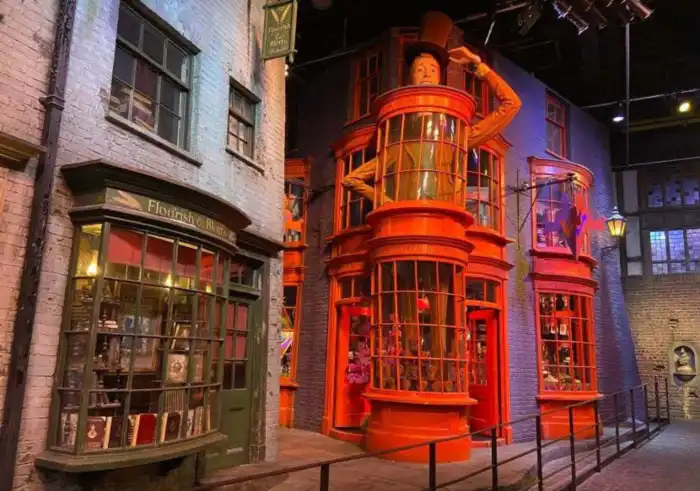 callejon diagon en los estudios de harry potter en londres