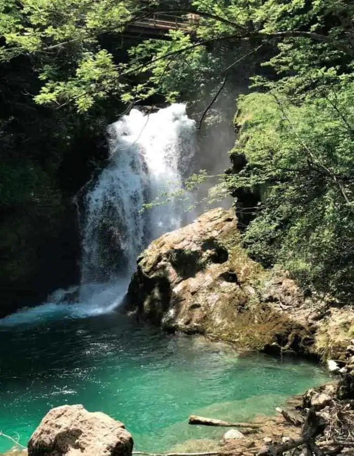 cascada-sum en vintgar gorge