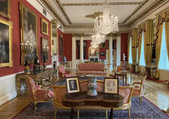 interior del castillo de dublin