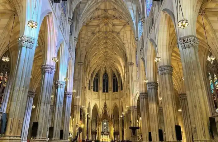 interior catedral st patrick en nueva york