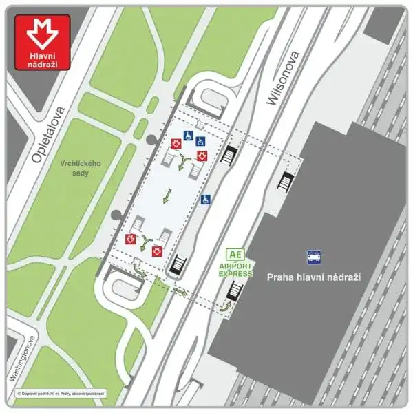 como ir del aeropuerto al centro de praga