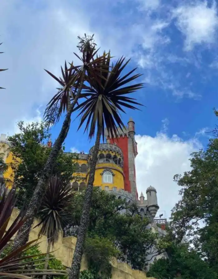 exteriores del palacio da pena
