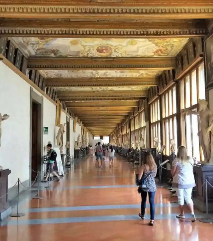 galería degli uffizi en florencia