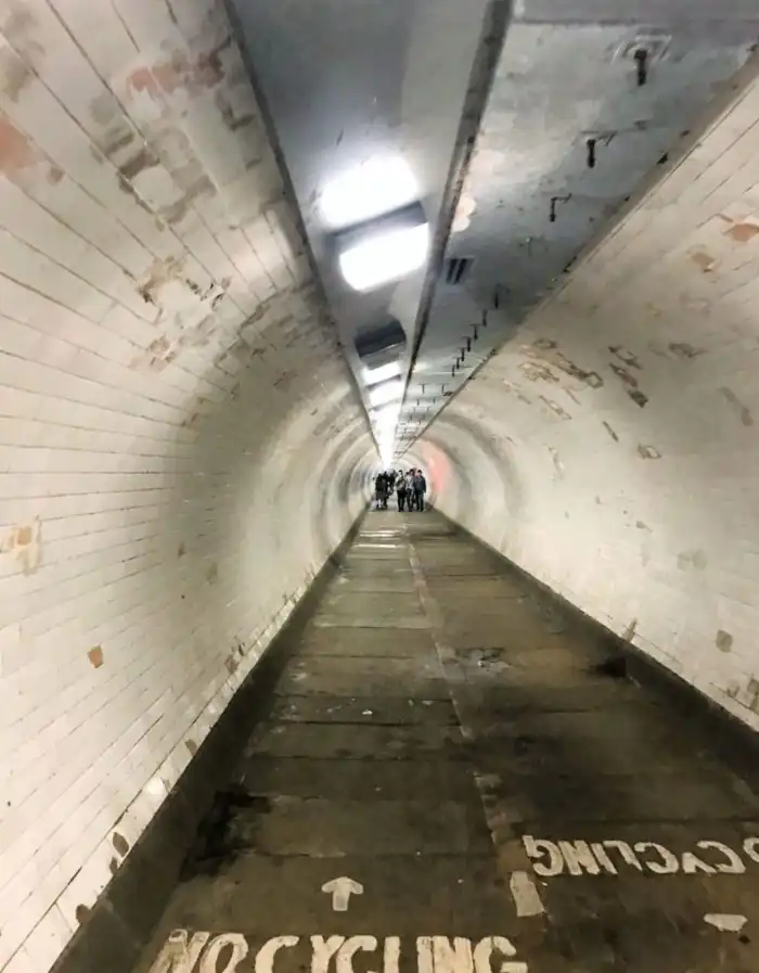 greenwich foot tunnel en el barrio de greenwich