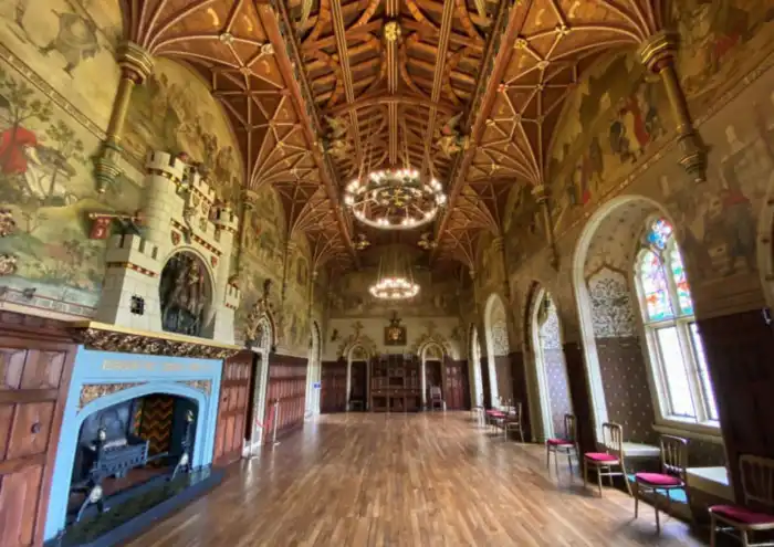 sala interior castillo de cardiff
