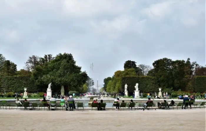 vista general del parque publico jardines-de-las-tullerias