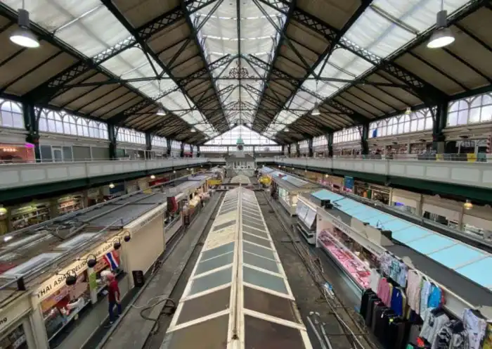 panoramica del mercado de cardiff
