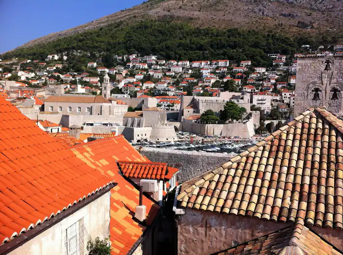 vista desde las murallas de dubrovnik
