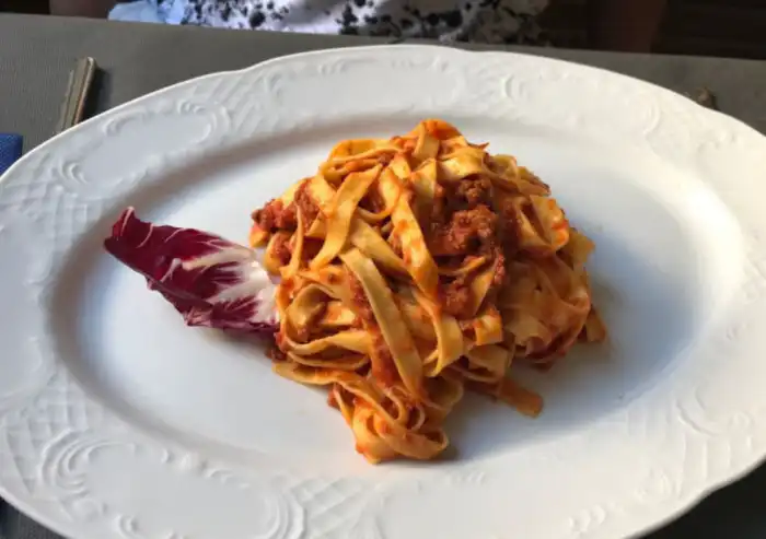 plato pasta en osteria al duomo