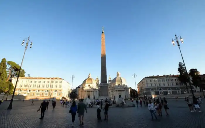 vista general piazza del popolo
