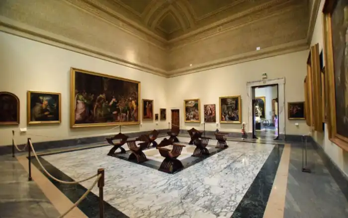 zona de la pinacoteca