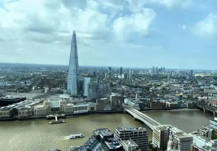 panoramica desde dentro del mirador skygarden