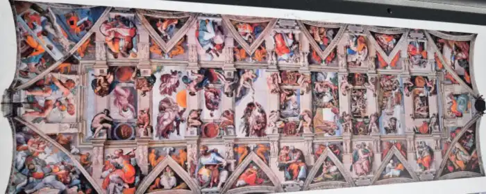 foto techo capilla sixtina
