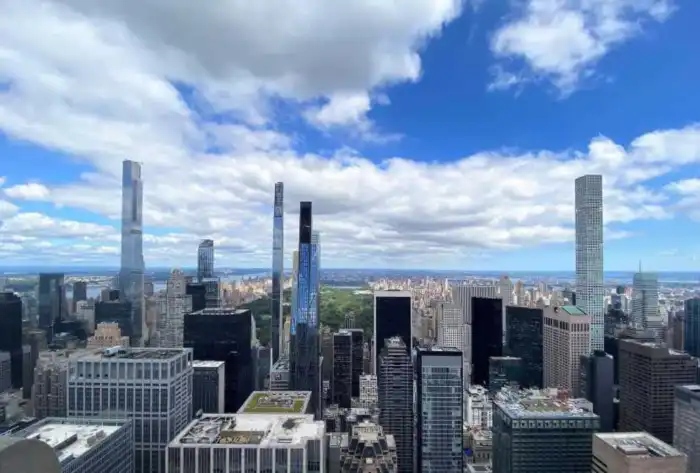 panoramica de nueva york desde arriba del top of the rock