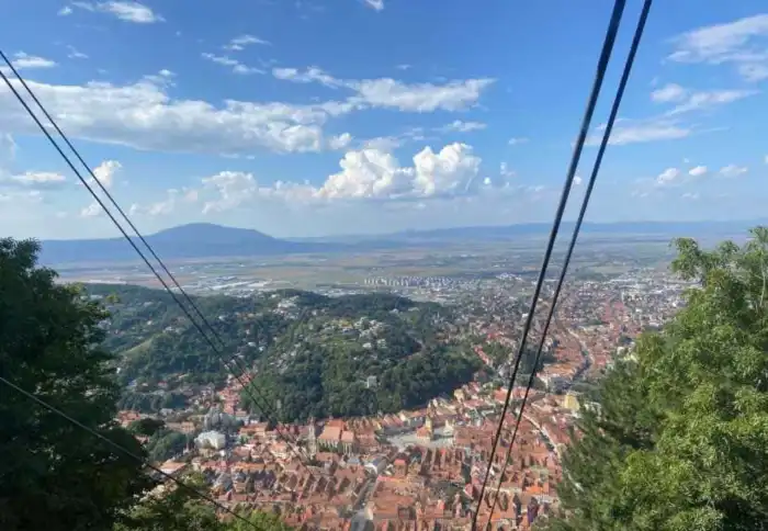 vistas desde el teleferico subiendo al monte tampa