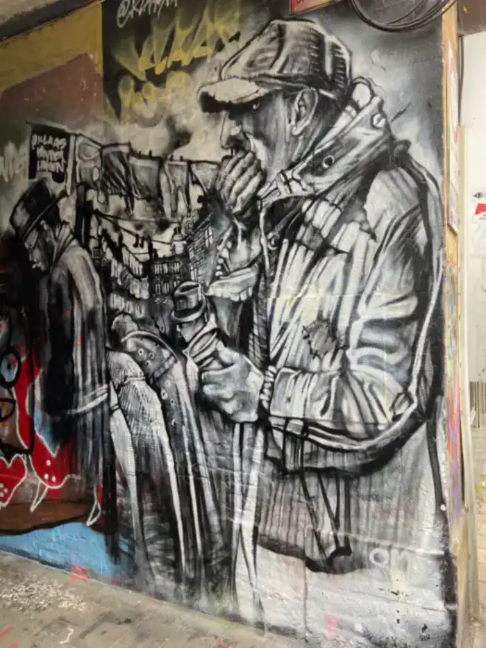 calle werregarenstraat de los graffitis