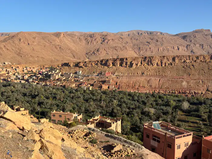 vista del palmeral tinghir