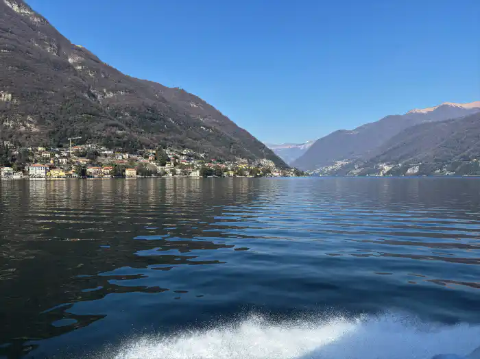 vista general lago di como