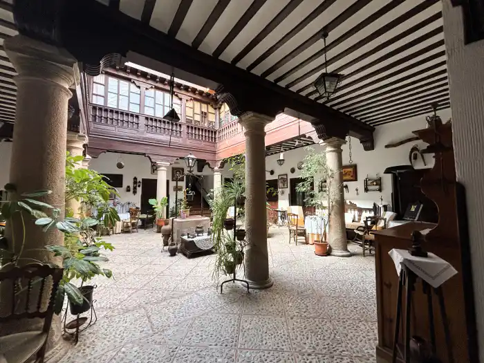 interior de la casa del caballero del verde gaban casa senorial muy famosa en el pueblo de villanueva de los infantes