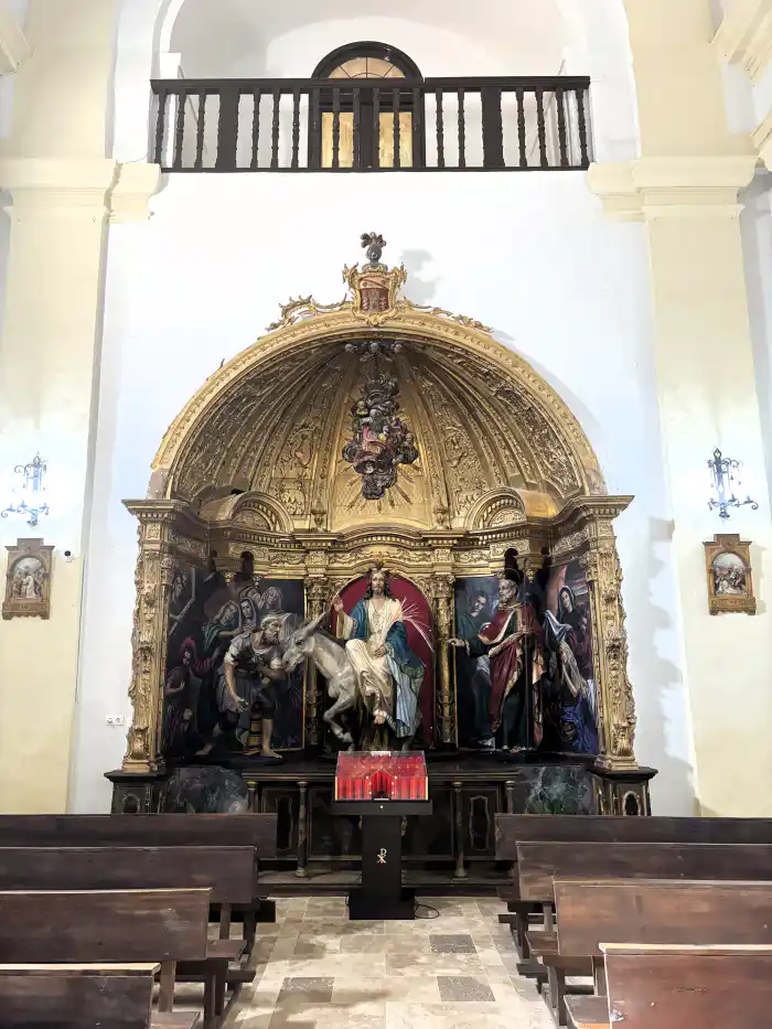 inteerior iglesia del corpus christi villanueva de los infantes
