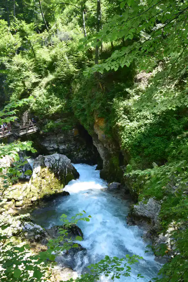 vintgar gorge en eslovenia