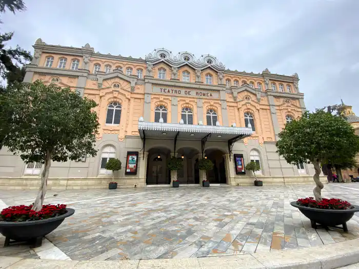 vista general del teatro de romea en murcia