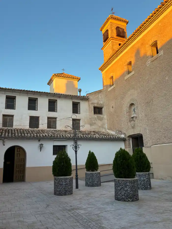 patio central monasterio inmaculada concepcion