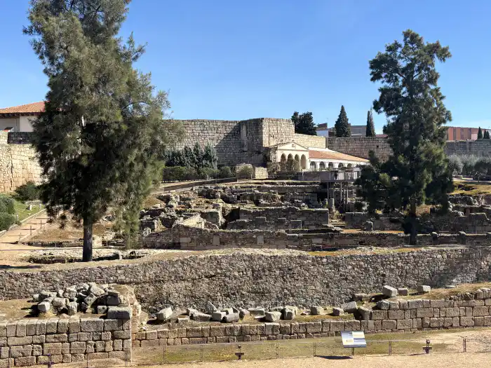 vista general de la alcazaba arabe